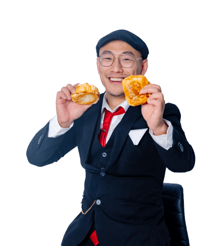 Team member with pastries