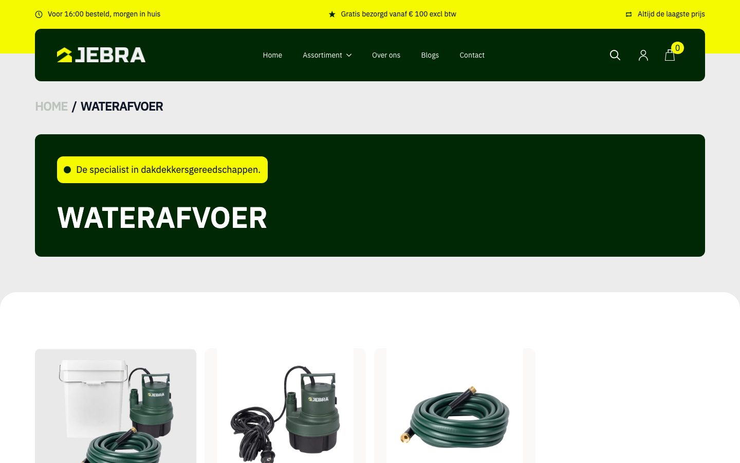 Categoriepagina "Waterafvoer"