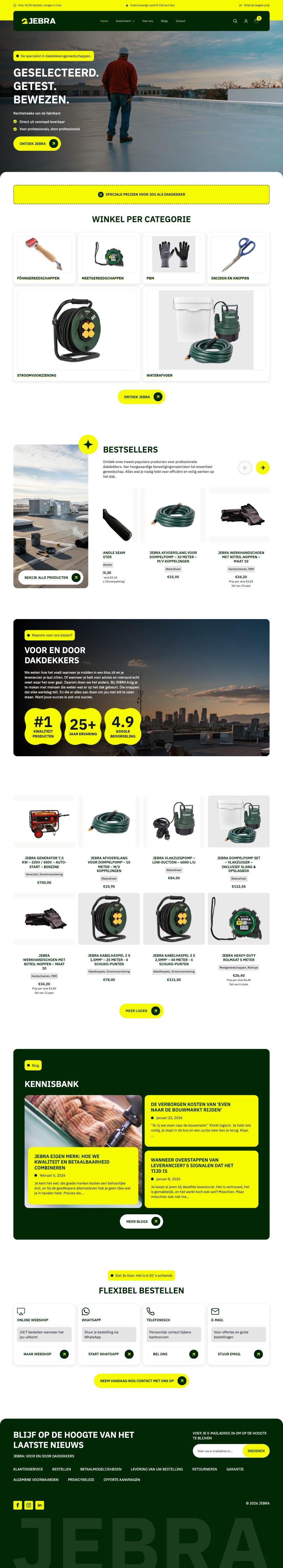 De site van Jebra